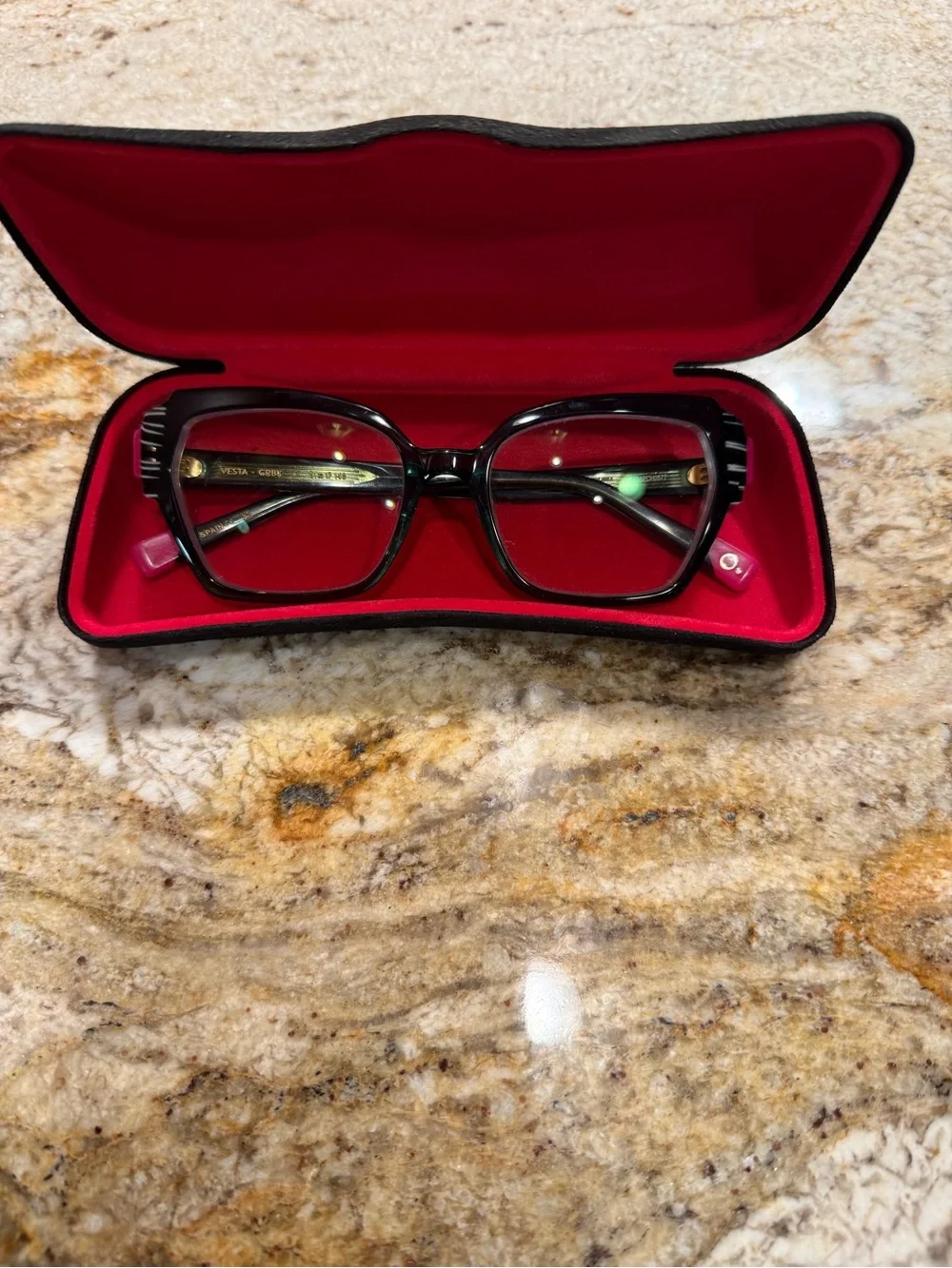 Etnia Barcelona Vesta Women’s Green, Pink and Black Designer Glasses - Eyewear